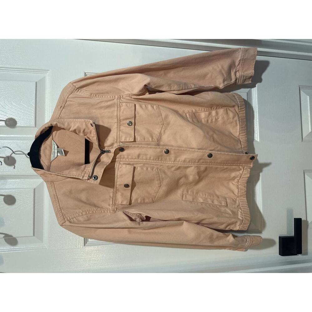 Christopher & Banks Women's Lightweight Jacket Peach Size Medium